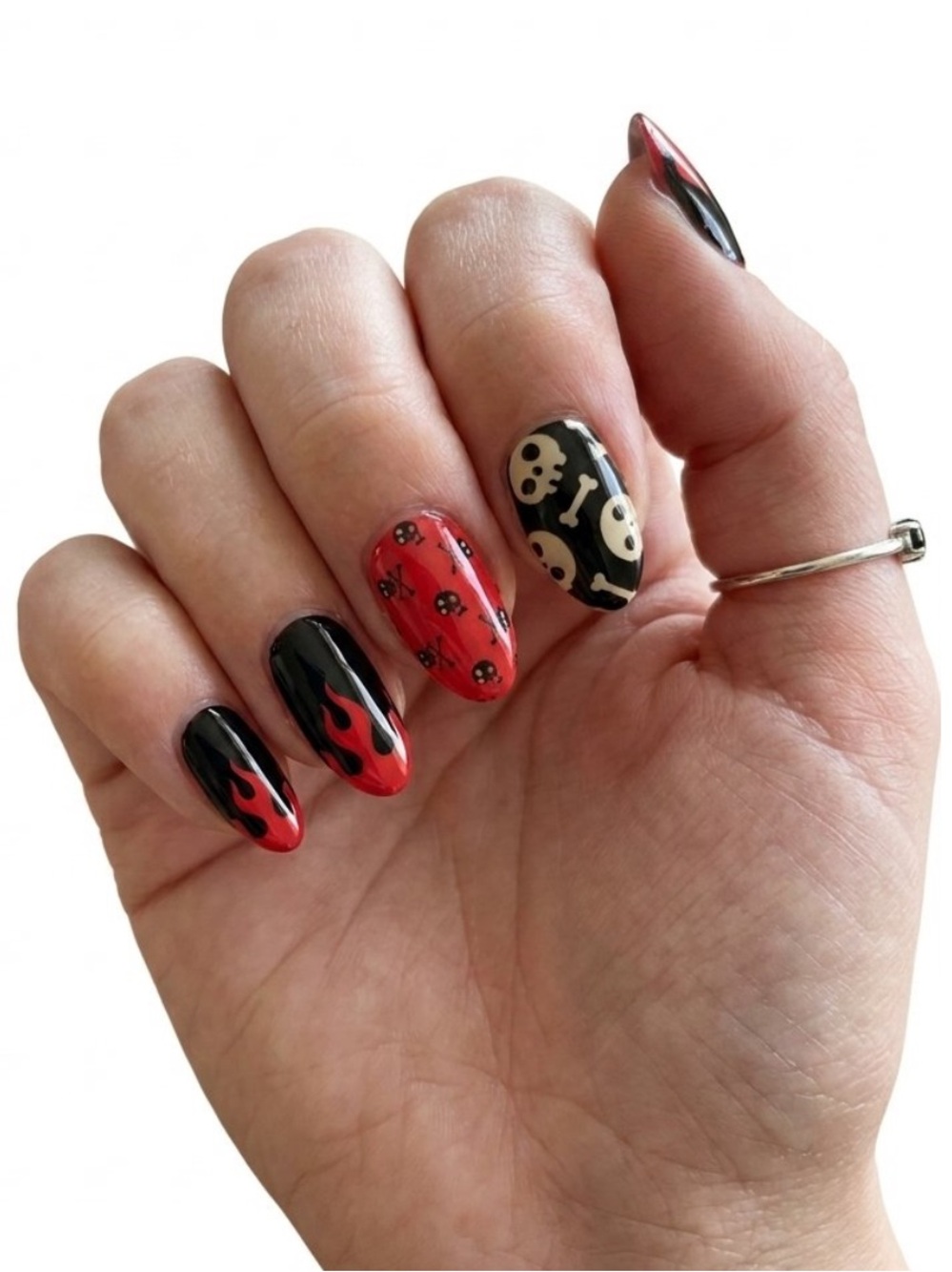 3/$15 🆕 Nail Wraps/Stickers Halloween 🎃 🐈‍⬛-Glow in the Dark